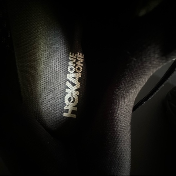 Hoka One One Bondi 7 X-Wide Low Top Black Sneakers Size 10.5 (4E) EUC Athletic - Picture 7 of 10